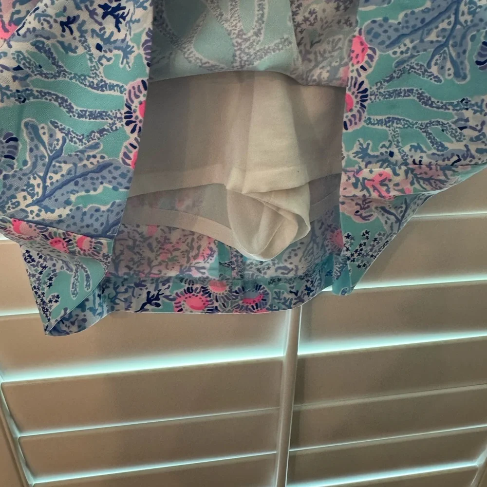 Lilly Pulitzer JONAS Skort in Blue Ibiza Now You Sea Me print Size 12 - Picture 5 of 5